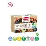 Paine subtire super crocanta fara gluten cu seminte de Chia, 140 gr, Semper