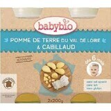 Bio-Kartoffelbrei und Morunfisch, 2x200g, +6Monate, BabyBio