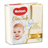 Windeln Elite Soft Nr. 3, 5-9 kg, 21 Stück, Huggies