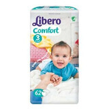 Scutece nr. 3 Comfort, 4-9 kg, 62 bucăți, Libero