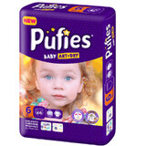 Scutece nr.6 Pufies Baby Art Extra Large, +13kg, 66buc, Ficosota Sintez