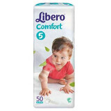 Scutece, numărul 5, Comfort, 10-16 kg, 50 bucăți, Libero