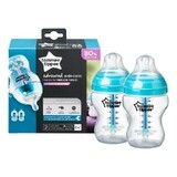 Set 2 biberoane anticolici cu sistem de ventilatie, 260 ml, Tommee Tippee