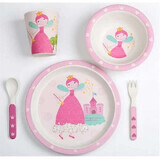 Set de alimentatie Bamboo Princess, 5 piese, BabyGo