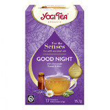 Gute Nacht für die Sinne Bio-Tee mit ätherischen Ölen, 17 Portionsbeutel, Yogi Tea
