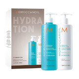 Duo Hydration Shampoo und Spülung, 500+500 ml, Moroccanoil