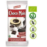 Rondele din porumb cu glazura de ciocolata neagra Choco Mais, 100 g, Fiorentini