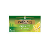 Grüner Tee mit Zitronengeschmack, 25 Portionsbeutel, Twinings
