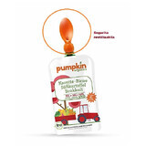 Lingurita reutilizabila cu filet pentru piure, Pumpkin organics