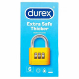 Kondom Extra Safe, 6 Stück, Durex