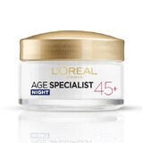 Age Specialist 45+ Anti-Falten Nacht Lift Creme, 50 ml, Loreal