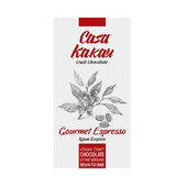 Ciocolata neagra artizanala cu Gourmet Expresso, 70 gr, Casa Kakau