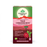 Adaptogen Tea Tulsi Ceylon Cinnamon and Rose, 25 bags, Organic India