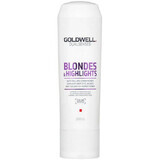 Conditioner Goldwell Dual Sences Blonde & Highlights Anti-Brass pentru par blond 200ml