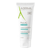 A-Derma Phys-AC Hydra Feuchtigkeitscreme für zu Akne neigende Haut, 40 ml