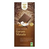 Bio-Schokolade mit Milch, Kokosnuss und orientalischen Gewürzen Garam Masala, 100 g, Gepa