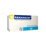 Panangin 175 mg + 166 mg, 50 Filmtabletten, Gedeon Richter Rumänien