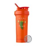 Gnc Blender Bottle Shaker Clasic, Editie Speciala Jalapeno Feel The Burn, 800 Ml