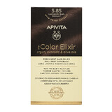 Vopsea pentru par My Color Elixir, nuanta 5.85, Apivita