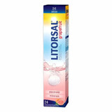 Litorsal electroliţi cu aroma de grapefruit, 24 comprimate efervescente, Zdrovit