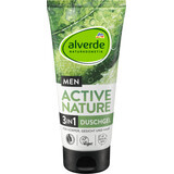 Alverde Naturkosmetik MEN Gel de duș 3 in 1, 200 ml