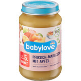 Babylove Pfirsichmenü mit Passionsfrucht und Apfel ECO,5+, 190 g