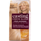 Loreal Paris CASTING CREME GLOSS Haarverf 1021 licht blond, 1 st