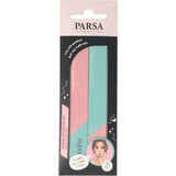 Parsa Beauty Rosa/blaues Nagelfeilen-Set, 2 Stück