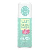 Salt Of The Earth Pure Aura Roll-On Deodorant mit Wassermelone und Gurke, 75 ml, Crystal Spring