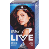 Schwarzkopf Live Vopsea de păr permanentă U68 Ruby gGaze, 142 g