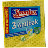 Spontex Antibakterieller Waschlappen, 3 Stück