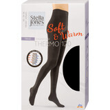 Stella Jones Stella Jones colanți soft & warm trend tights thermo negru 120 DEN, mărimea 34-36 (XS, 1 buc