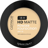 Catrice 18H HD Fondotinta opaco con polvere 020N, ​​8 g