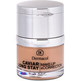 Dermacol Caviar Long Stay fond de ten & corector 3 Nude, 30 ml