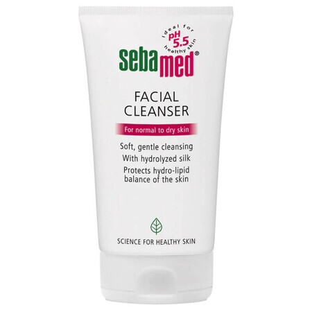 Dermatologisches Reinigungsgel für das Gesicht - trockene und normale Haut, 150 ml, Sebamed