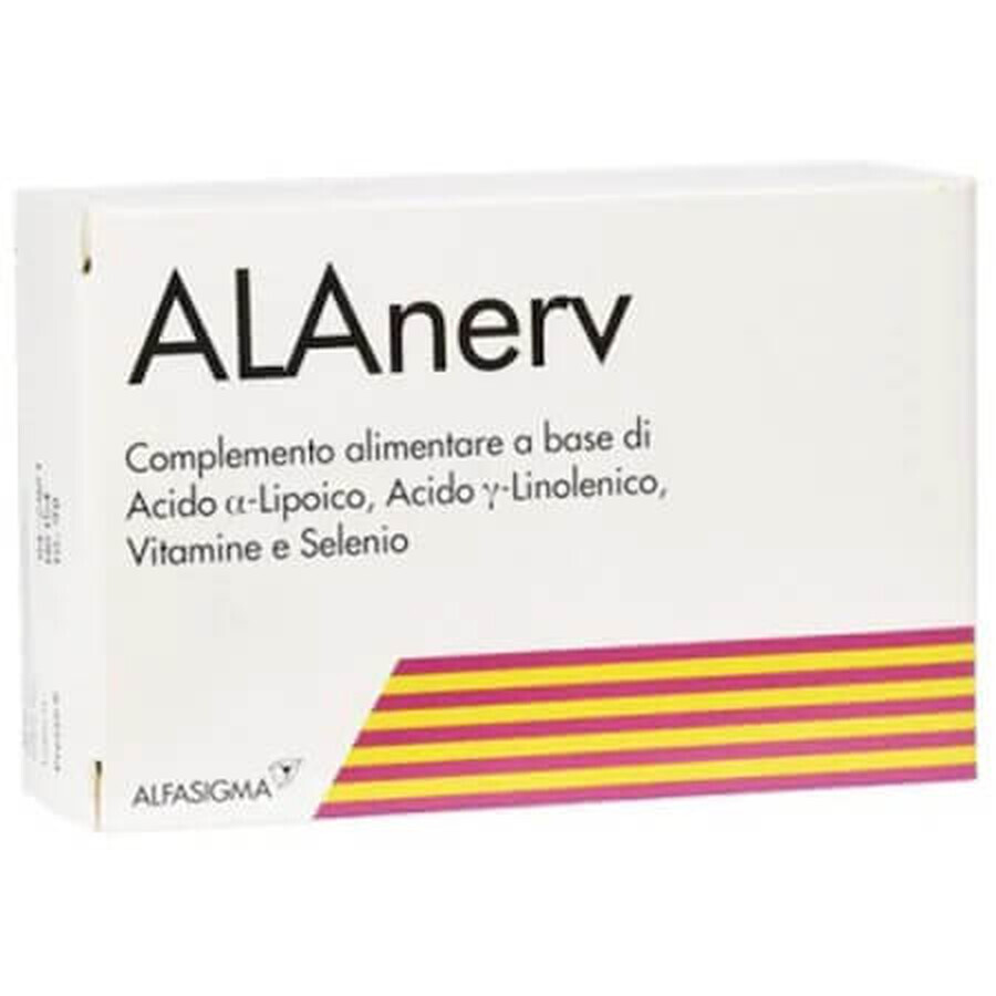 ALAnerv, Nahrungsergänzungsmittel für das Nervensystem, 20 Weichkapseln, Alfasigma Bewertungen