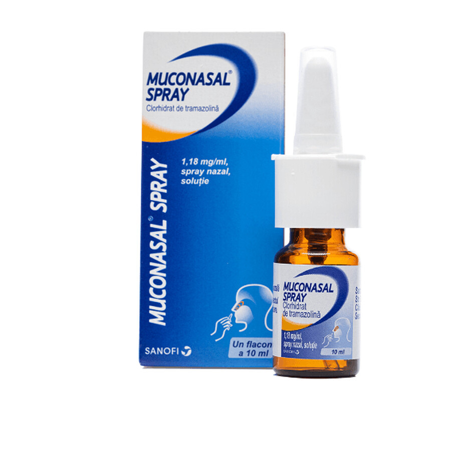 Muconasal Spray 1,18 mg, 10 ml, Nasenspray, Lösung, Sanofi