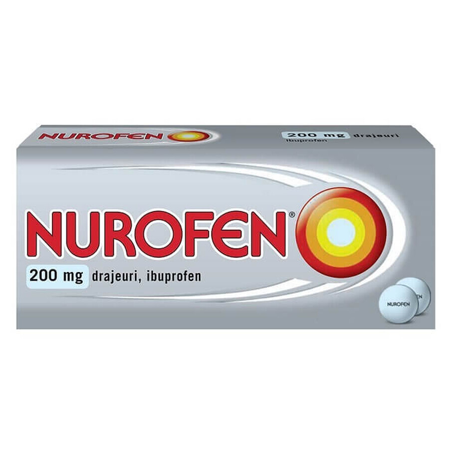 Nurofen 200mg, 48 drajeuri, Reckitt Benkiser Healthcare