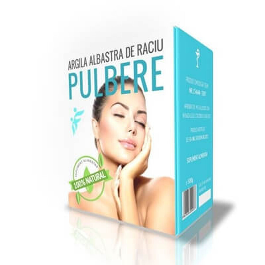 Pulbere de Argila Albastra de Raciu, 500 g, Romcos Impex