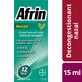 Afrin Mentol 0,5mg/ml No Drip, spray nazal cu pompă dozatoare - Tratament rapid al congestiei nazale - 15ml