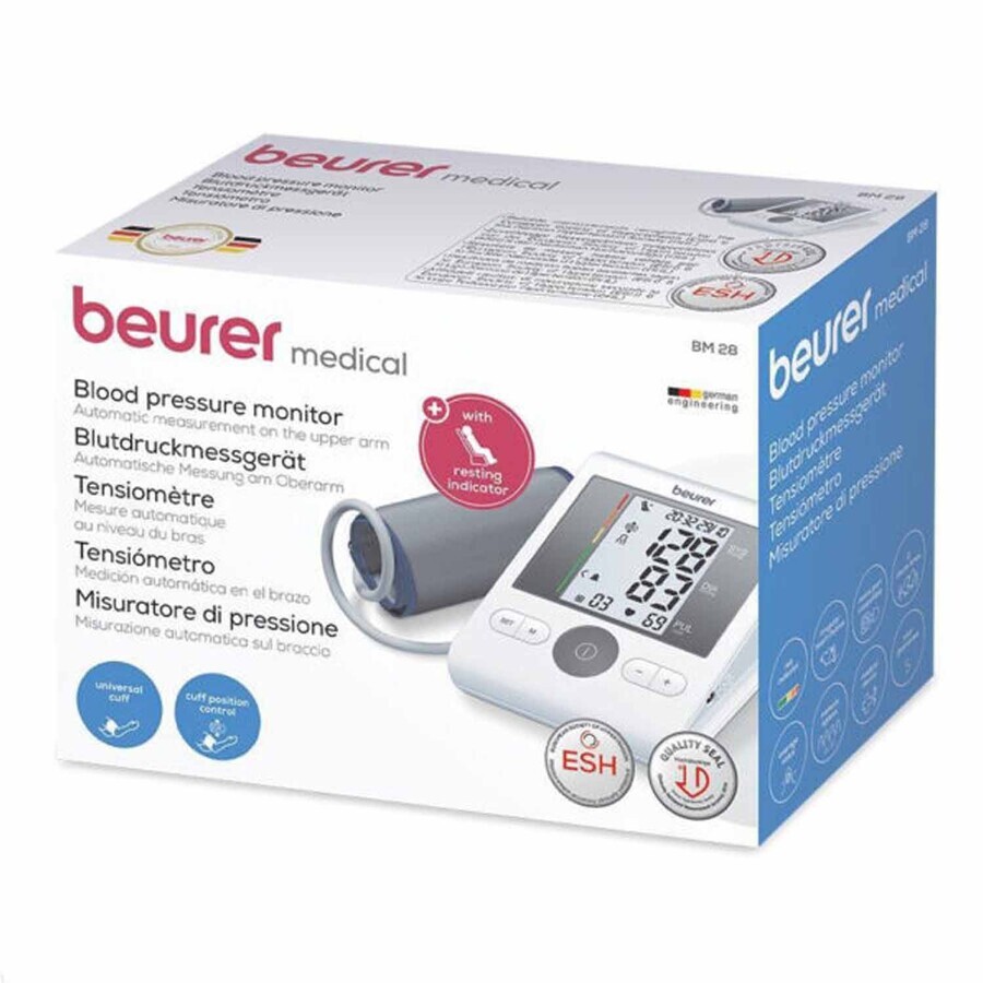 Arm-Blutdruckmessgerät BM28, Beurer
