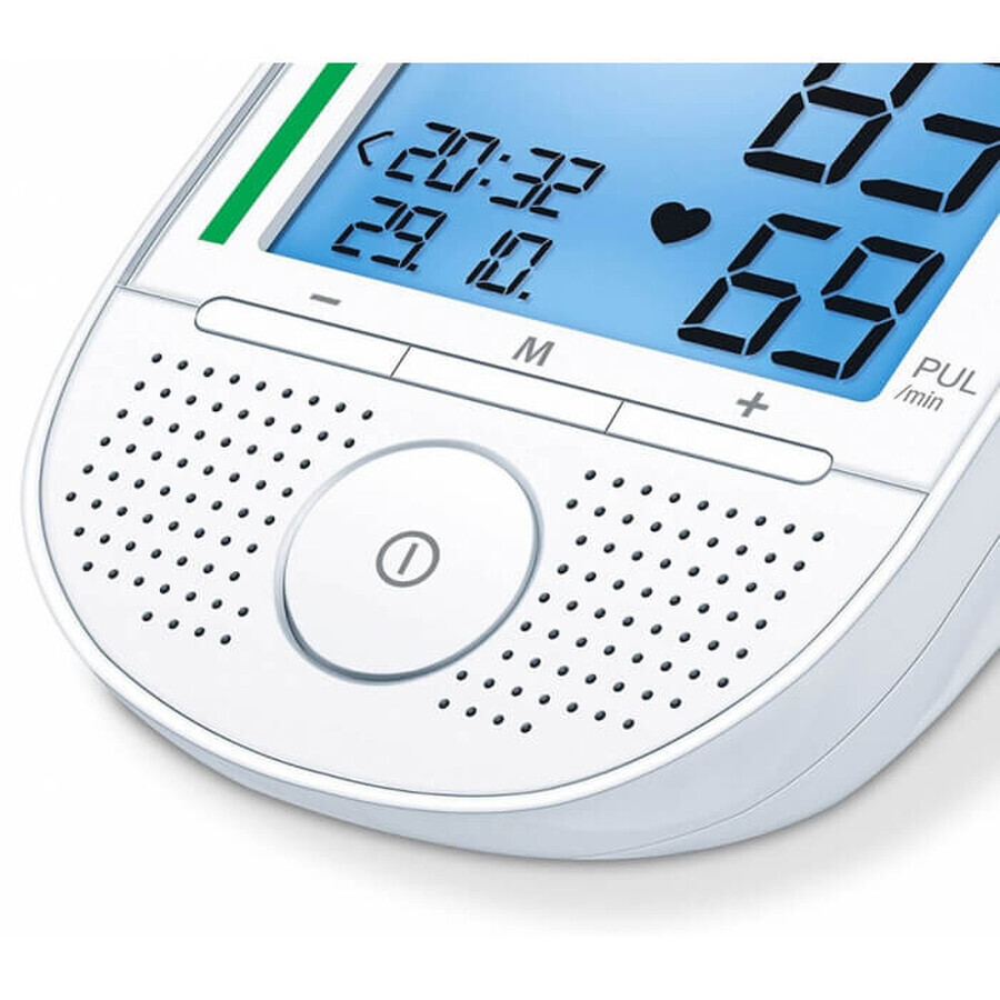 Elektronisches Arm-Blutdruckmessgerät mit Sprachausgabe, BM49, Beurer