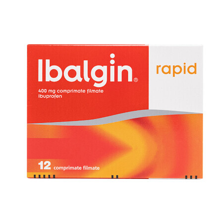 Ibalgin Rapid 400 mg, 12 comprimate, Sanofi