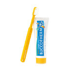Mundhygiene-Set für Kinder von 7-12 Jahren (enthält Zahnpasta, Zahnbürste und Wattebeutel), 50 ml, Buccotherm