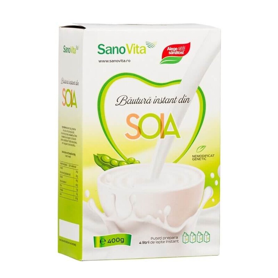 Bautura instant din soia pudra, 400 g, Sanovita