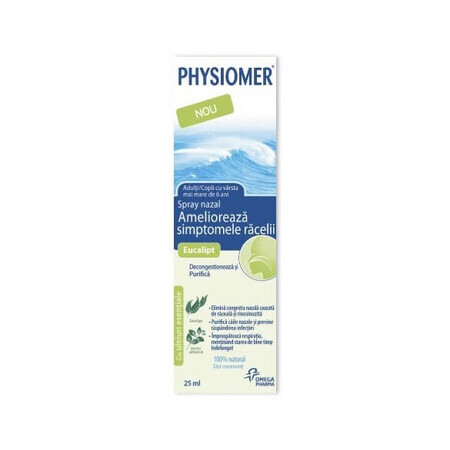 Physiomer Eucalipt decongestionant nazal, 25 ml, Omega Pharma