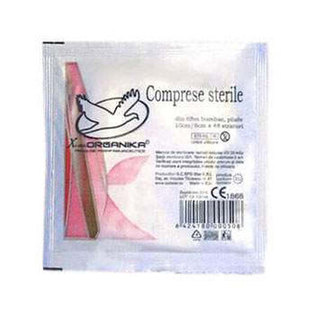 Sterile X-Med Organika-Pads, 10x8 cm, 48 Lagen, Spd Star