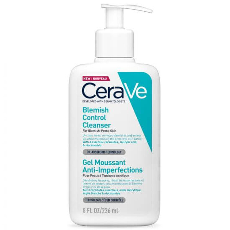 Anti-Makel schäumendes Reinigungsgel, 236 ml, CeraVe