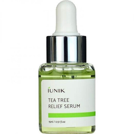 Tea Tree Relief Beruhigendes und feuchtigkeitsspendendes Gesichtsserum, 15 ml, Iunik