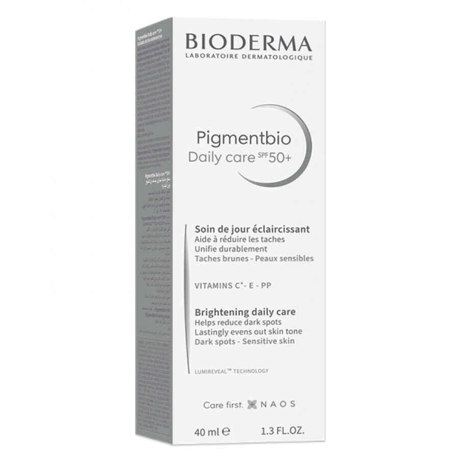 Bioderma Pigmentbio Crema de zi cu SPF 50+ 40 ml